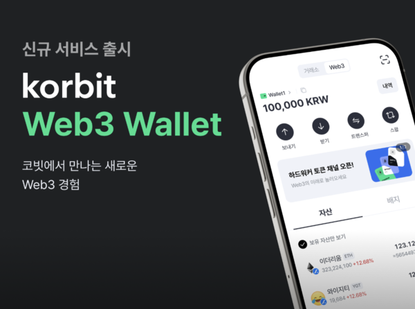 Korbit launches web3 wallet service. Provided by Korbit